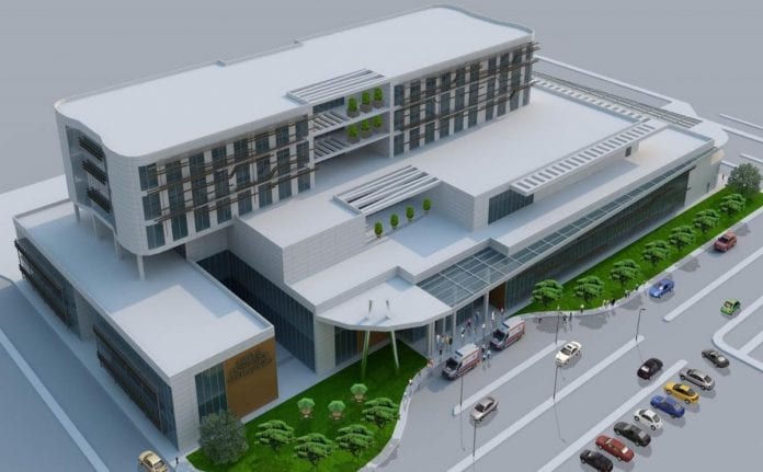 Hastane Binası Hızla Yükseliyor Hastane Binası Hızla Yükseliyor