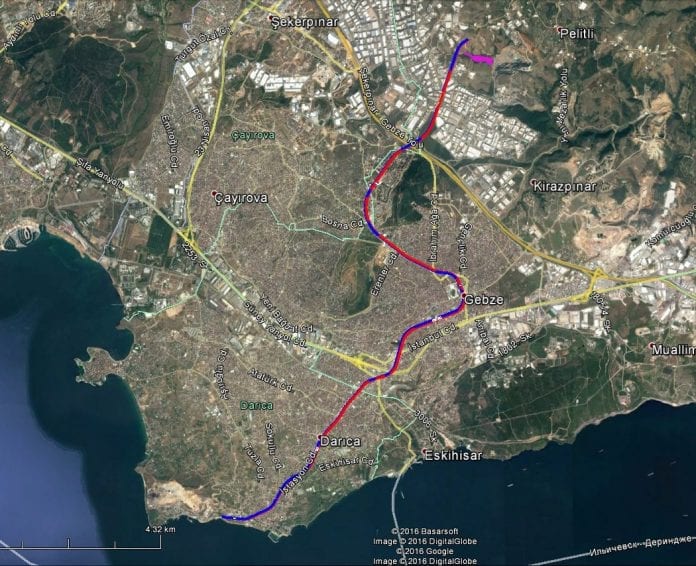 Gebze OSB - Darıca Sahil Metro Hattı’nda Son Durum Gebze OSB - Darıca Sahil Metro Hattı’nda Son Durum