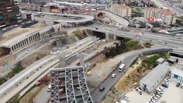 İstanbul Trafiğini Çözecek Proje Havadan Görüntülendi İstanbul Trafiğini Çözecek Proje Havadan Görüntülendi