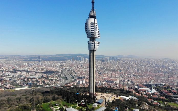 Çamlıca Kulesi Çamlıca Kulesi'nin %85'i Tamamlandı