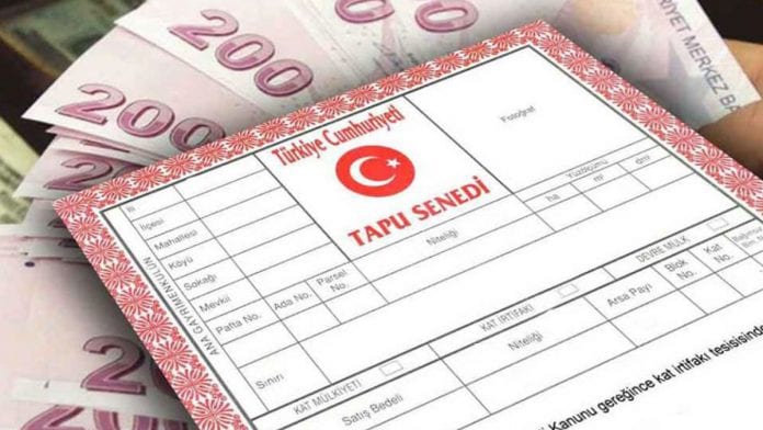 tapu Ortalama Tapu Değeri 153 Bin TL’ye Ulaştı