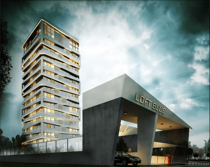 loft blue ODG Yapı'dan Isparta'ya Modern İmza