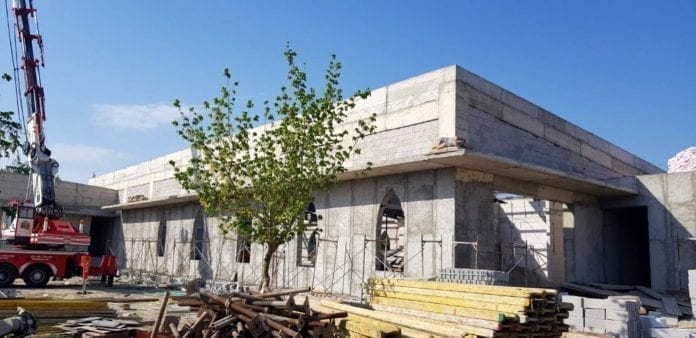 Uzuntarla Kültür Merkezi'nin Kaba İnşaatı Tamamlandı Uzuntarla Kültür Merkezi'nin Kaba İnşaatı Tamamlandı