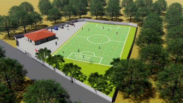 Manisa'da Spor Tesisi'nin Temeli Atıldı Manisa'da Spor Tesisi'nin Temeli Atıldı