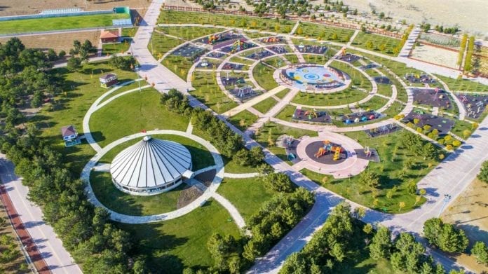 Millet Bahçesinin Temelleri Atılıyor Millet Bahçesinin Temelleri Atılıyor